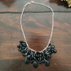 Chunky black and sliver necklace
